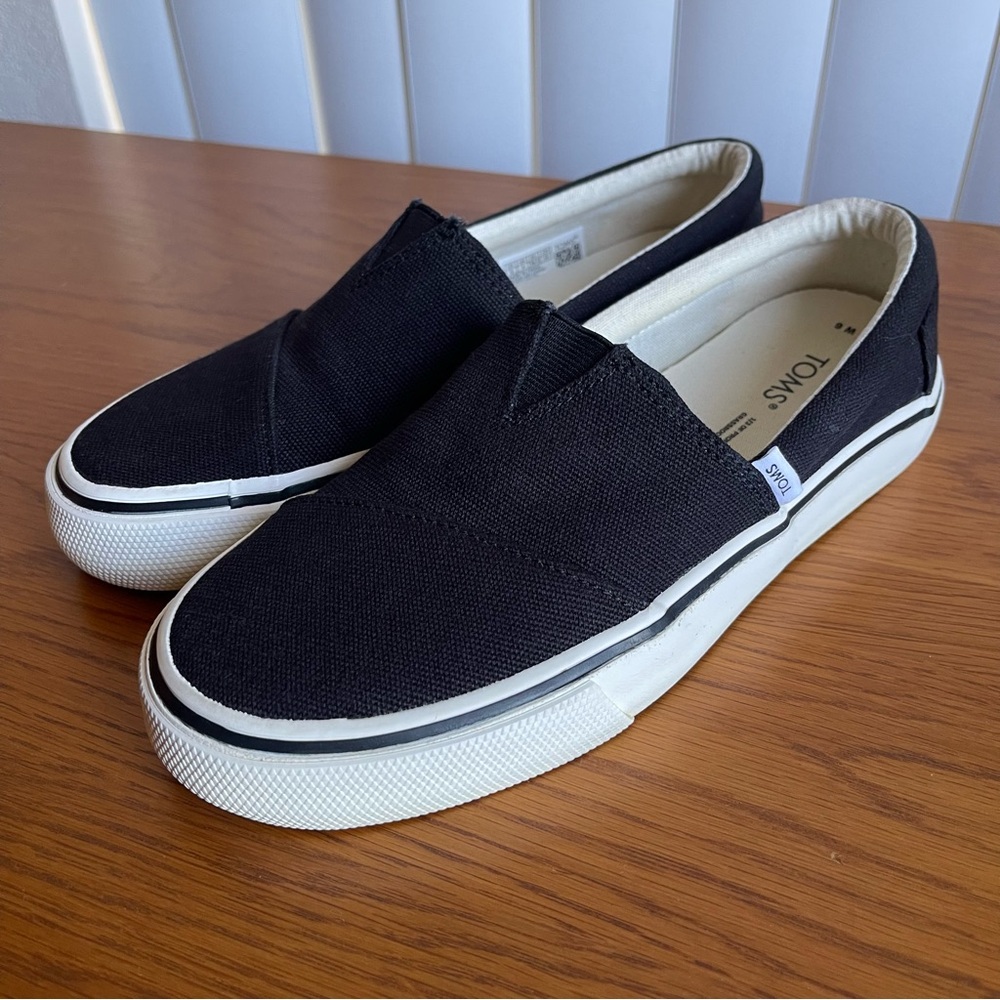 Toms Alpargata Fenix Slip-On Black Women’s Size 6